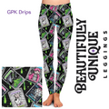 Pre-Order: GPK Drips Semi-Exclusive Leggings - High-quality Handcrafted Vibrant