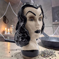 Vampira Portrait Ceramic Vase