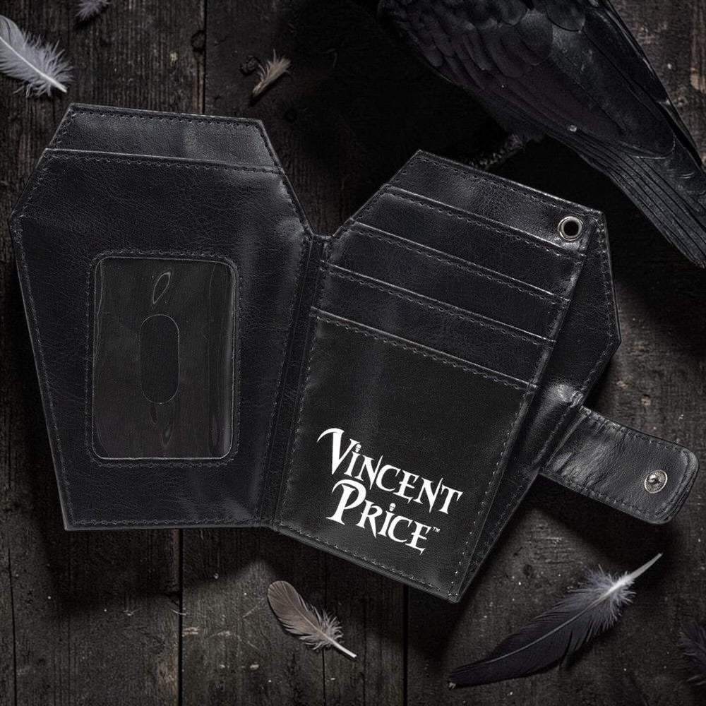 Vincent Price Coffin Wallet Nevermore