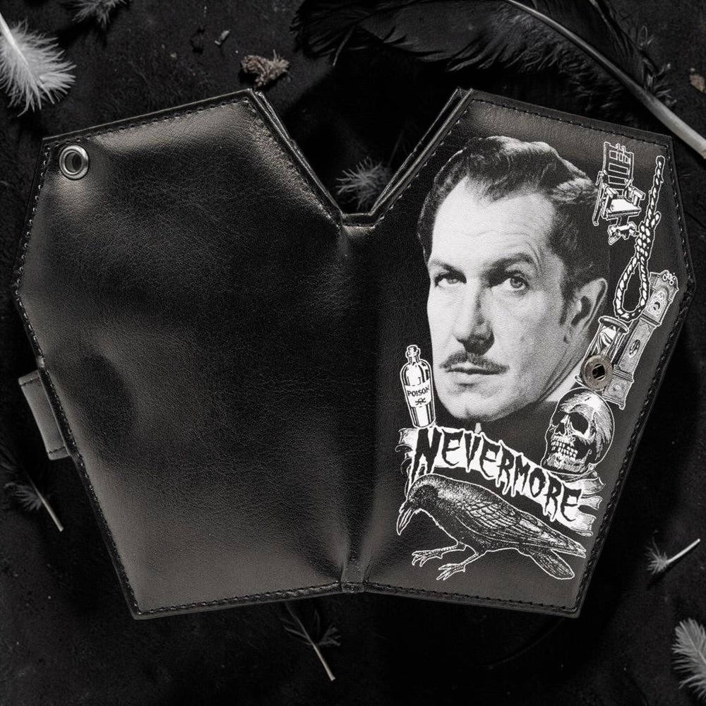Vincent Price Coffin Wallet Nevermore