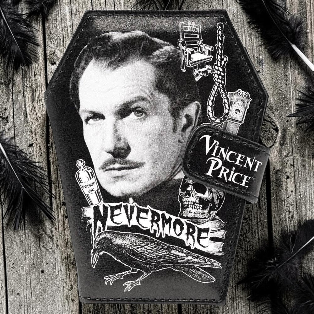 Vincent Price Coffin Wallet Nevermore