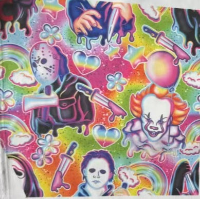 Rainbow Horror (Semi-Exclusive) - High-quality Handcrafted Vibrant Leggings
