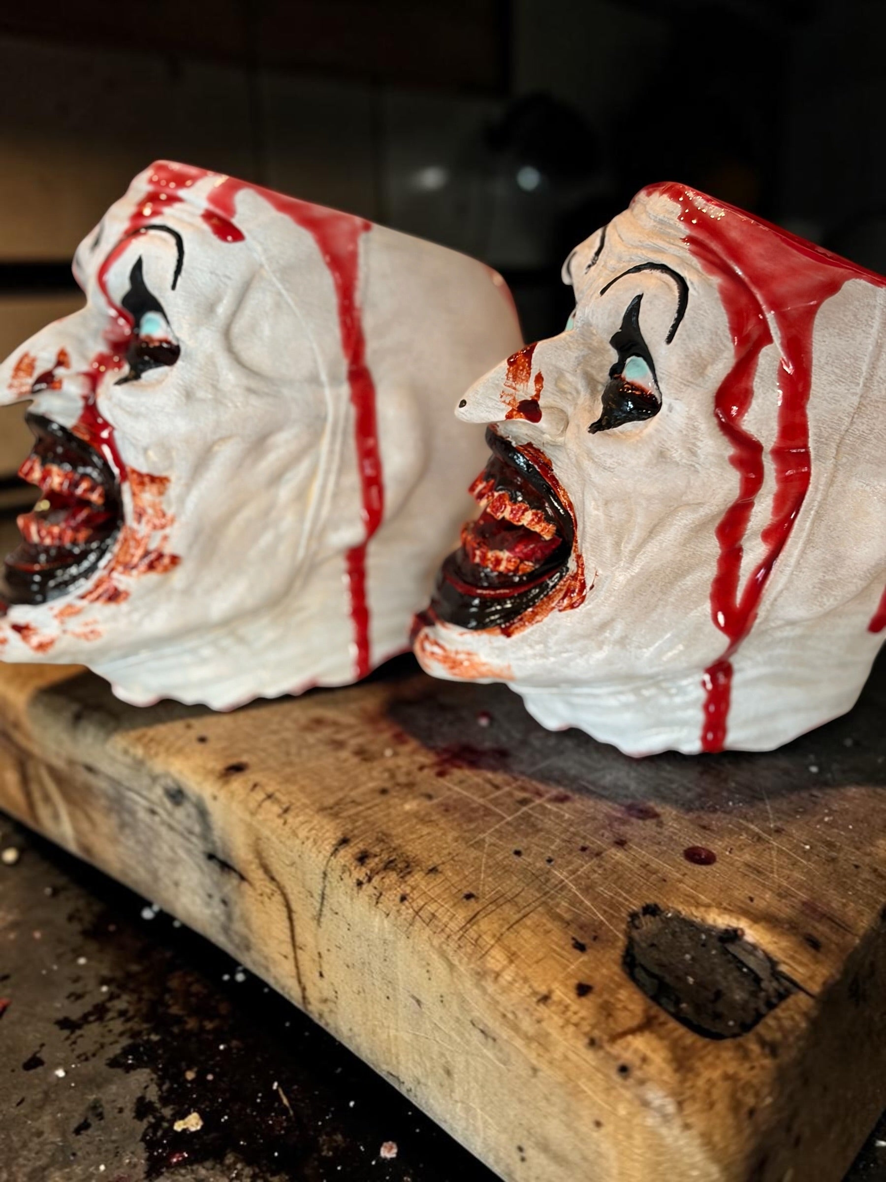 Art the Clown Planters - Local Artist