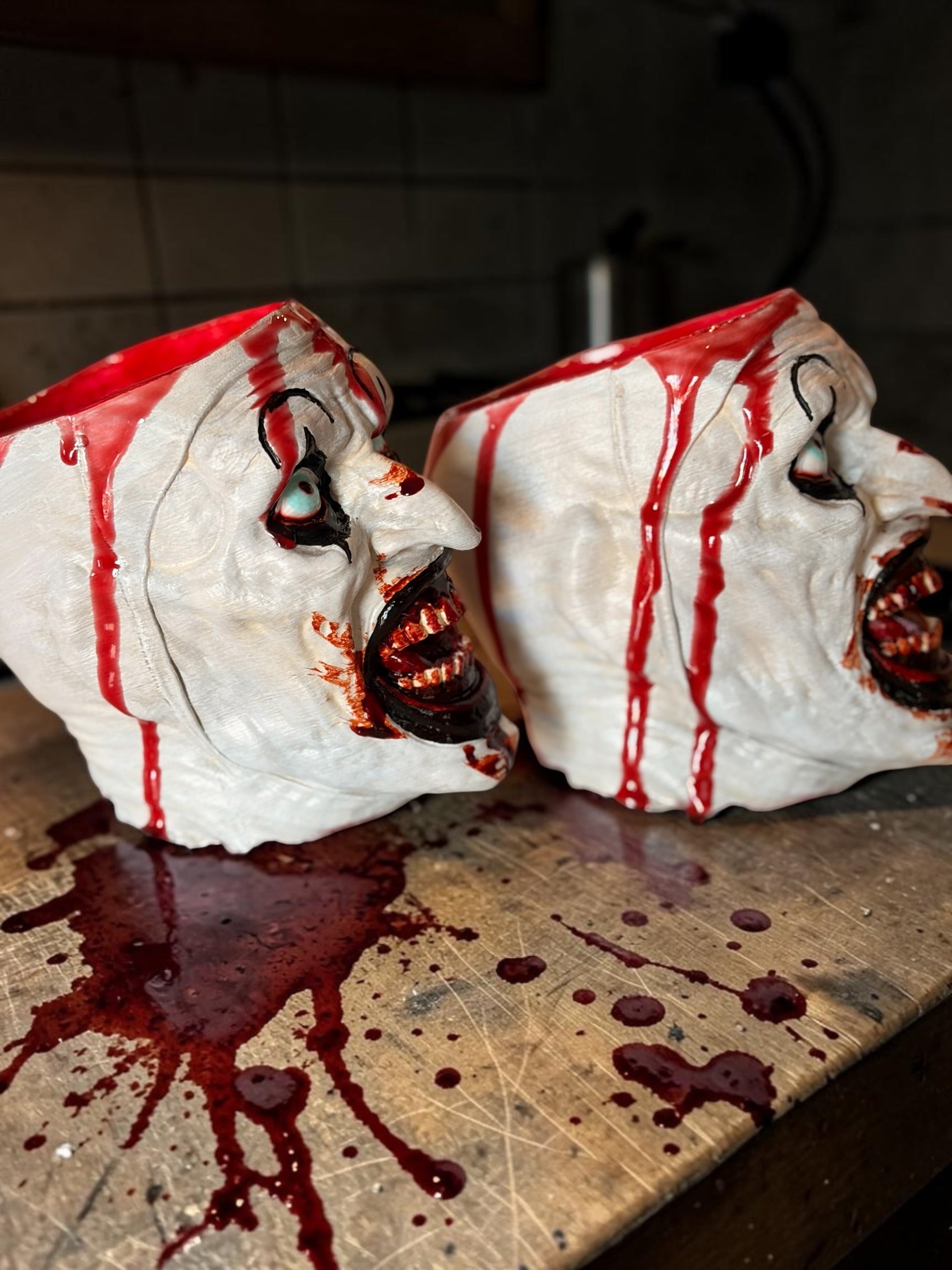 Art the Clown Planters - Local Artist