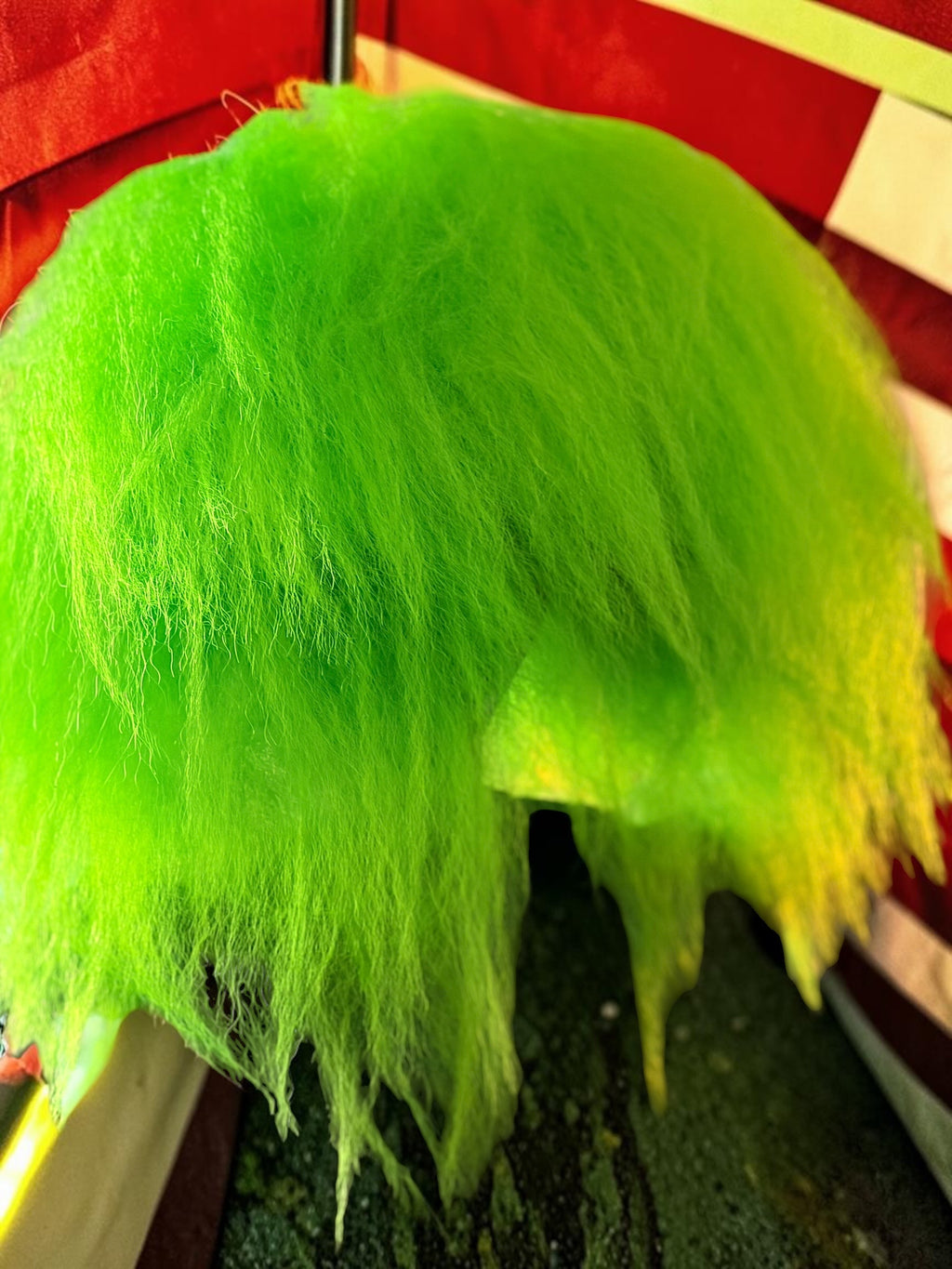 Custom Latex Clown Mask- Green Hair