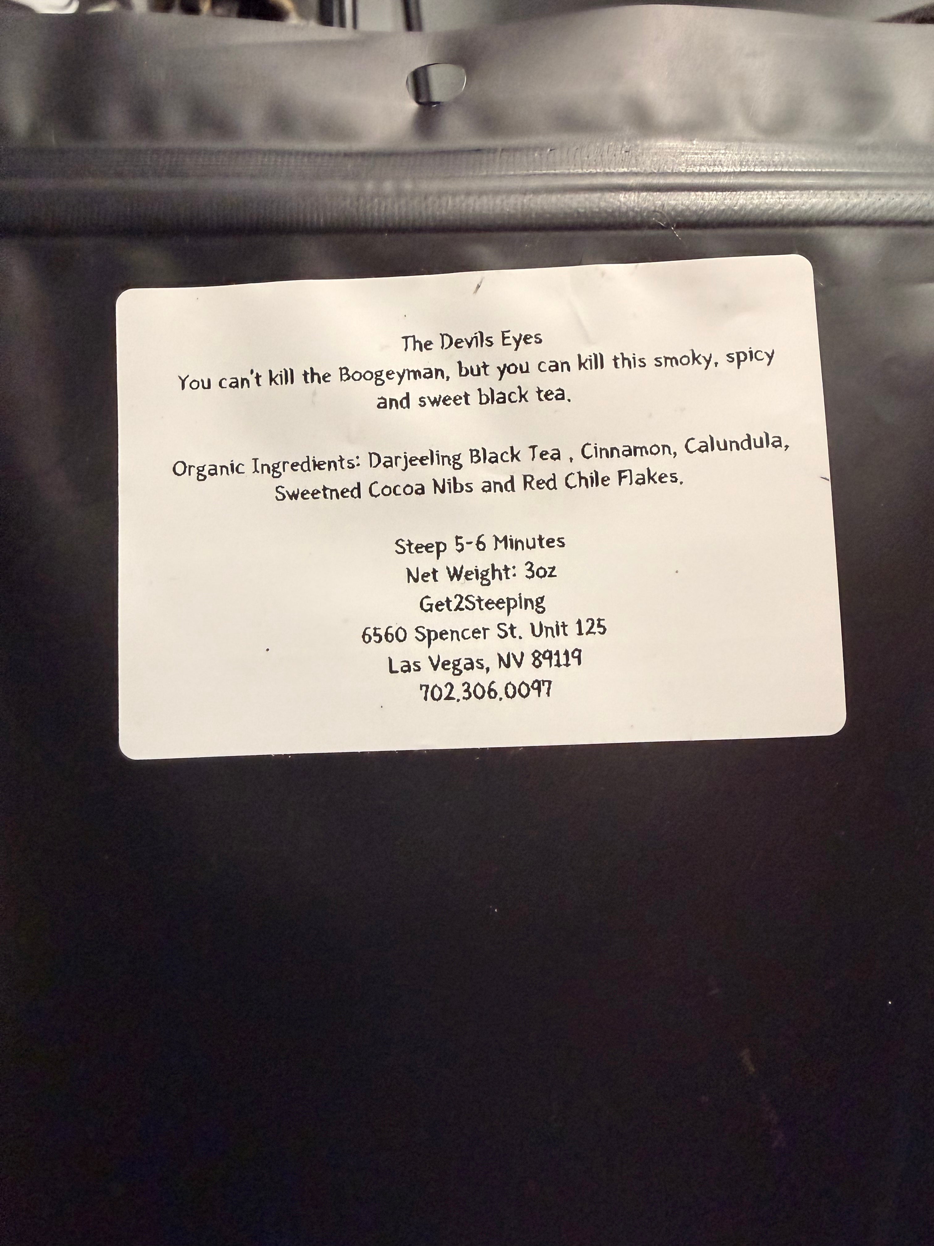 Devil's Eyes Tea/Locally Blended 3oz