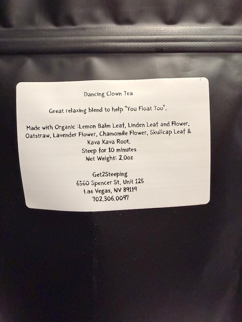 Dancing Clown Tea/Locally Blended 3oz