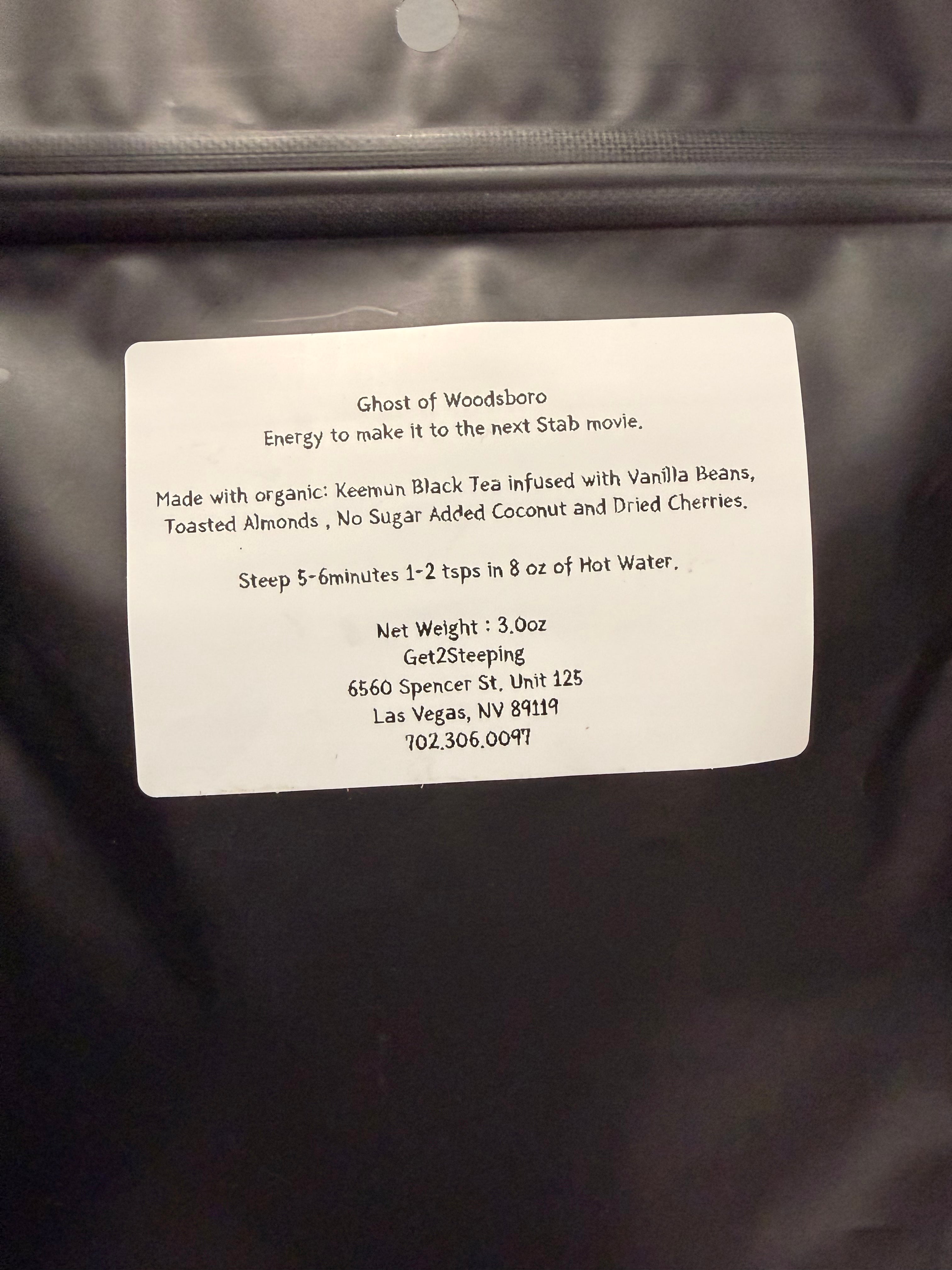 Ghost of Woodsboro Tea/Locally Blended 3oz