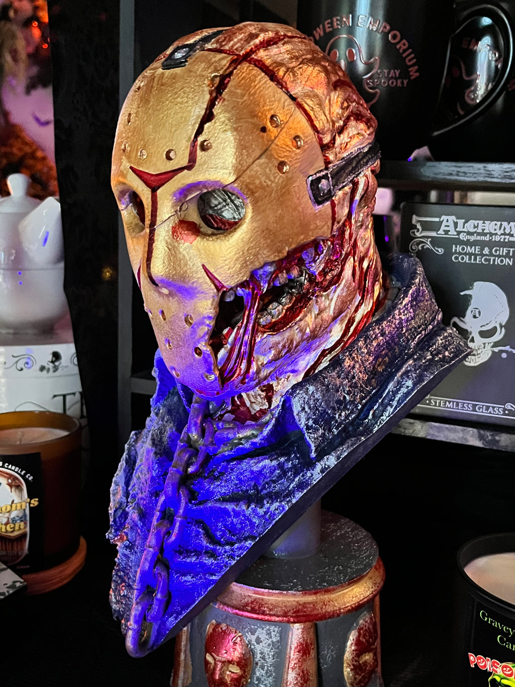 3D Hand Painted Jason Bust