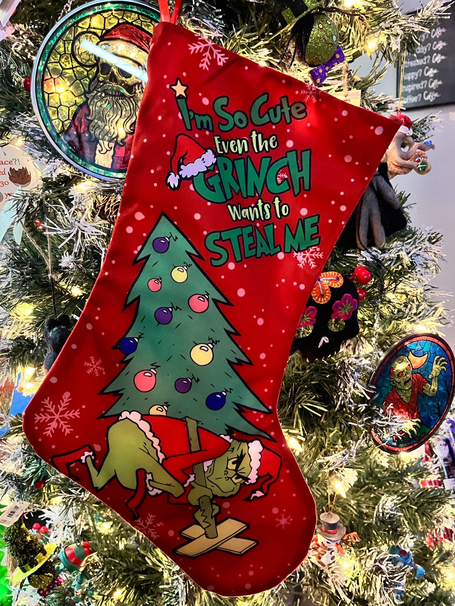 Colorful Grinch Stocking (3 Designs)