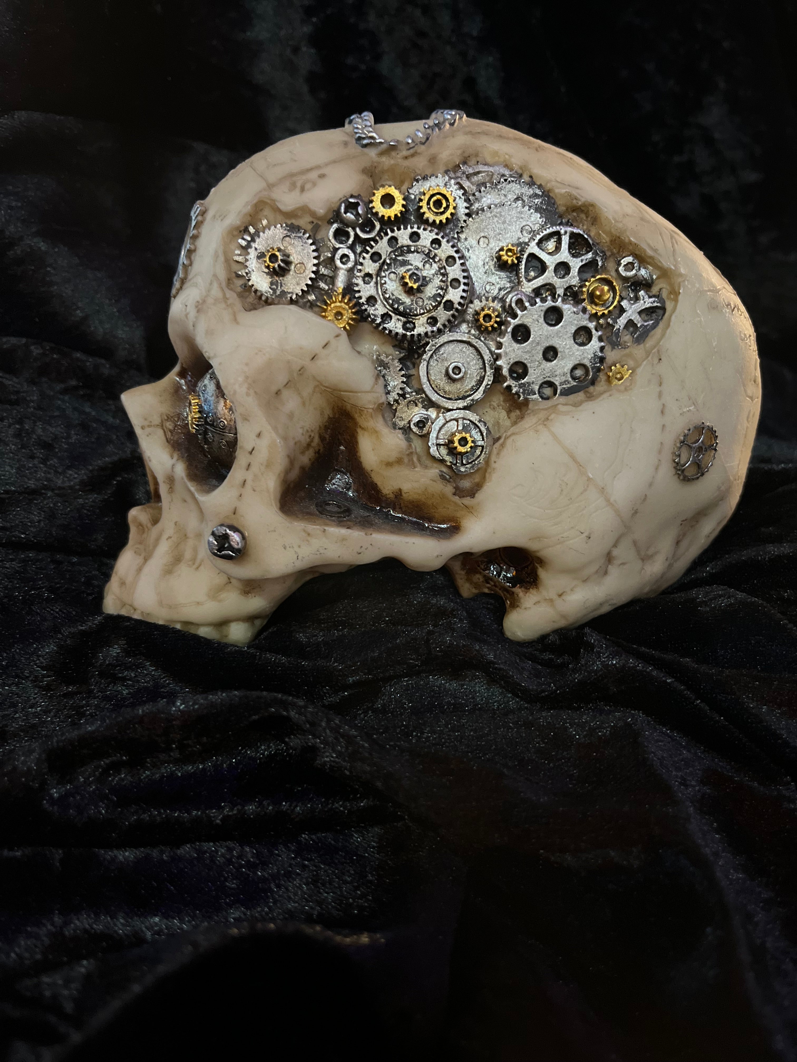 Steampunk Skull with Gears