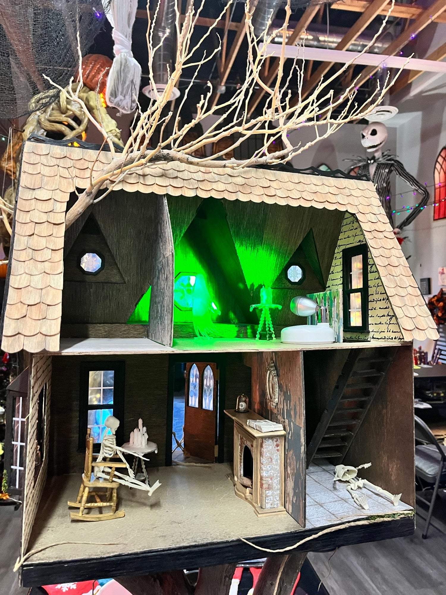 Local Artist Crafted Haunted House