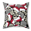 Santa Skeleton 18" Throw Pillow