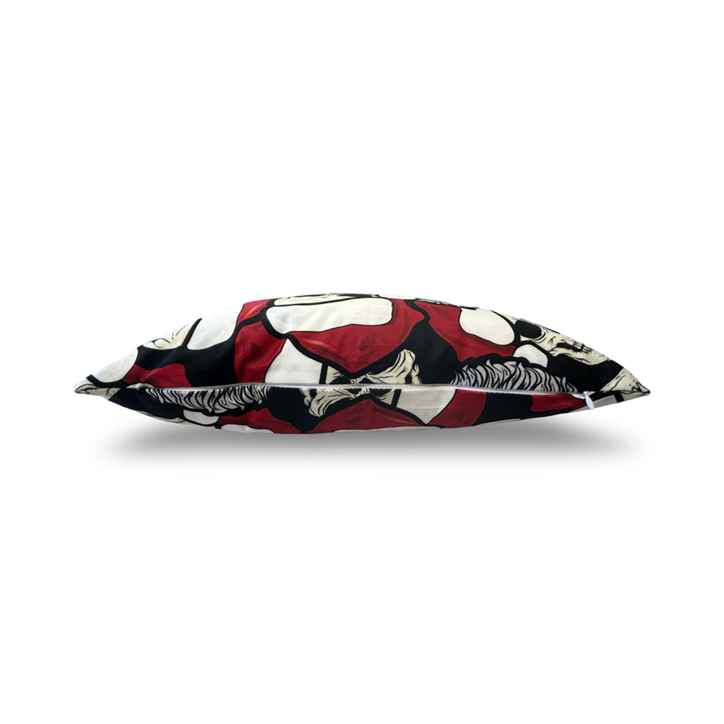 Santa Skeleton 18" Throw Pillow