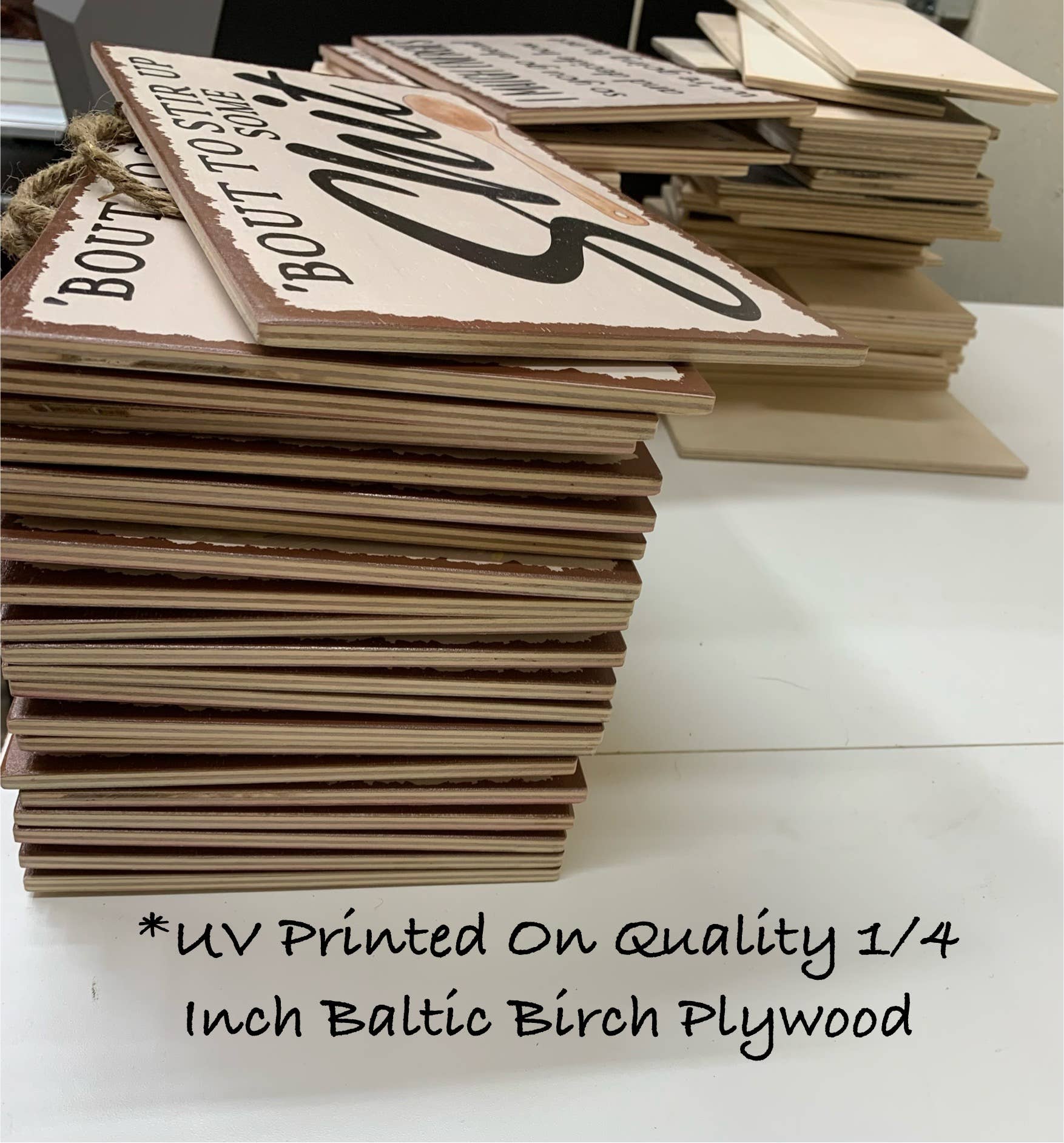 No One has Died In This Kitchen, kitchen sign