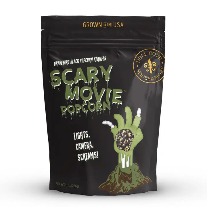 Graveyard Black Halloween Popcorn