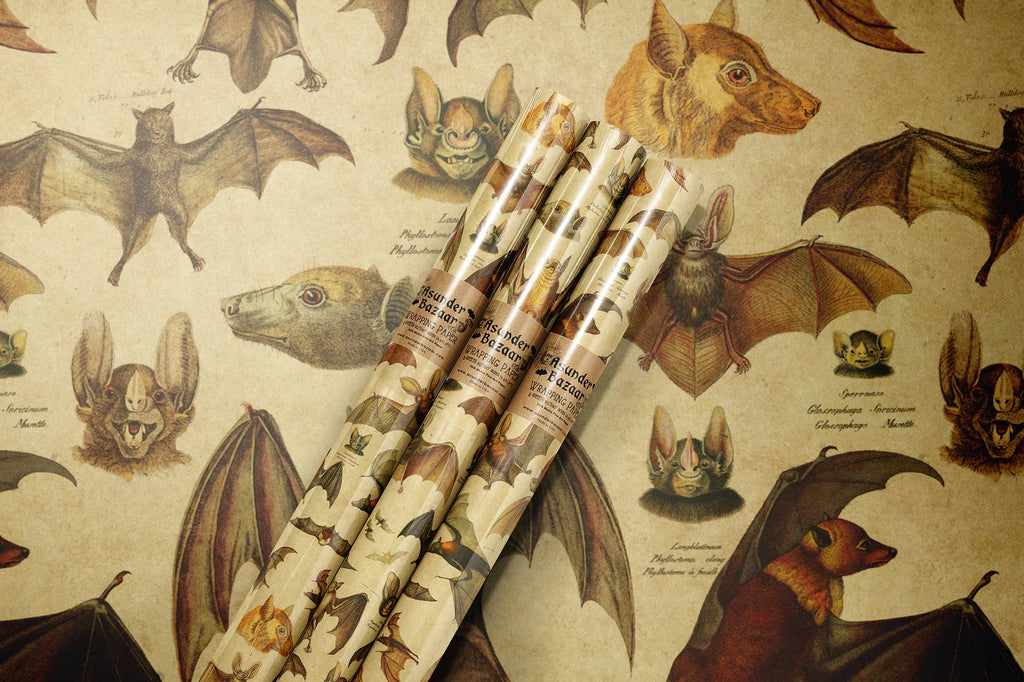Vintage Bats Wrapping Paper (Not Yet Available)