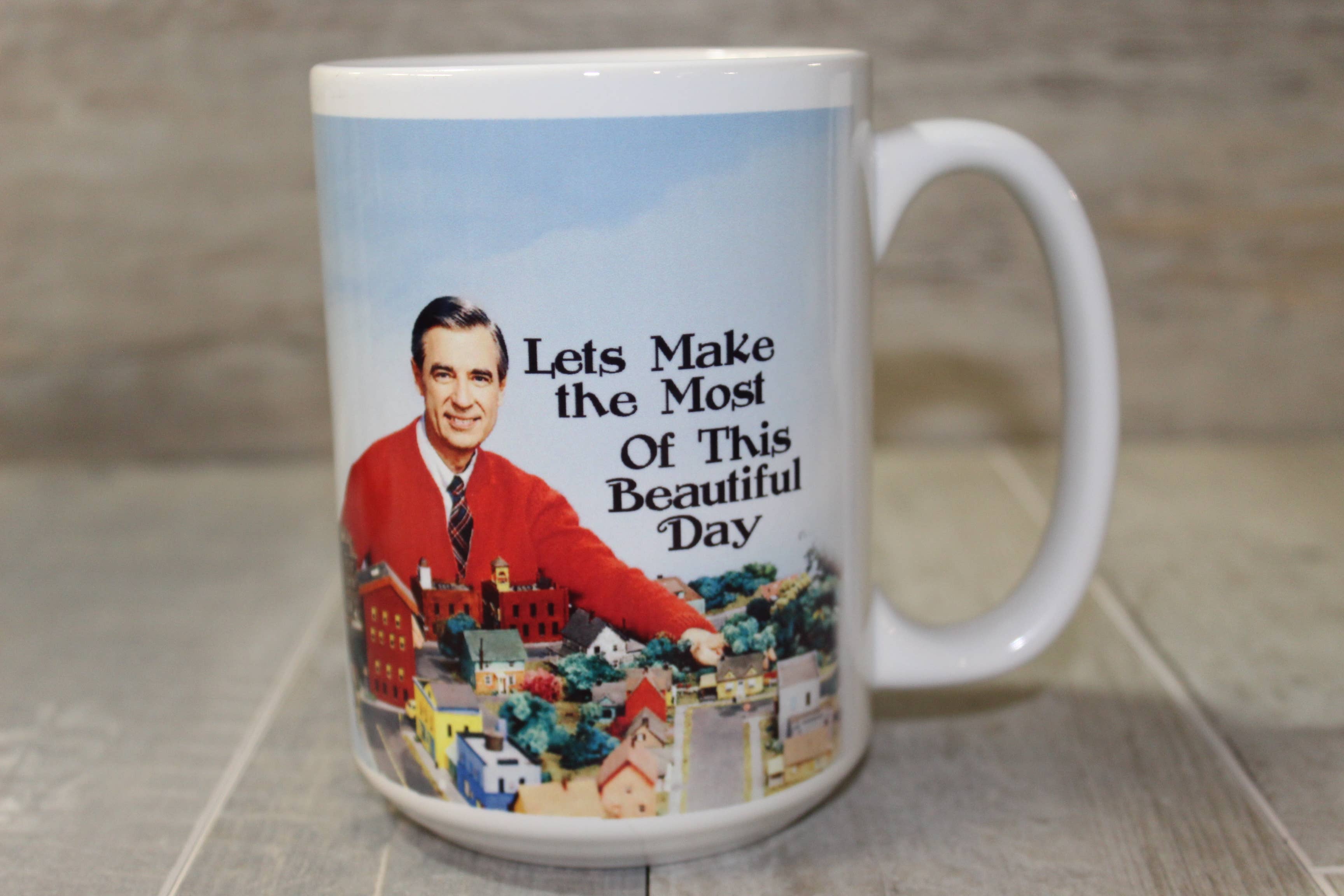 Mr. Rogers Beautiful Day // 15 Oz. Ceramic Mug