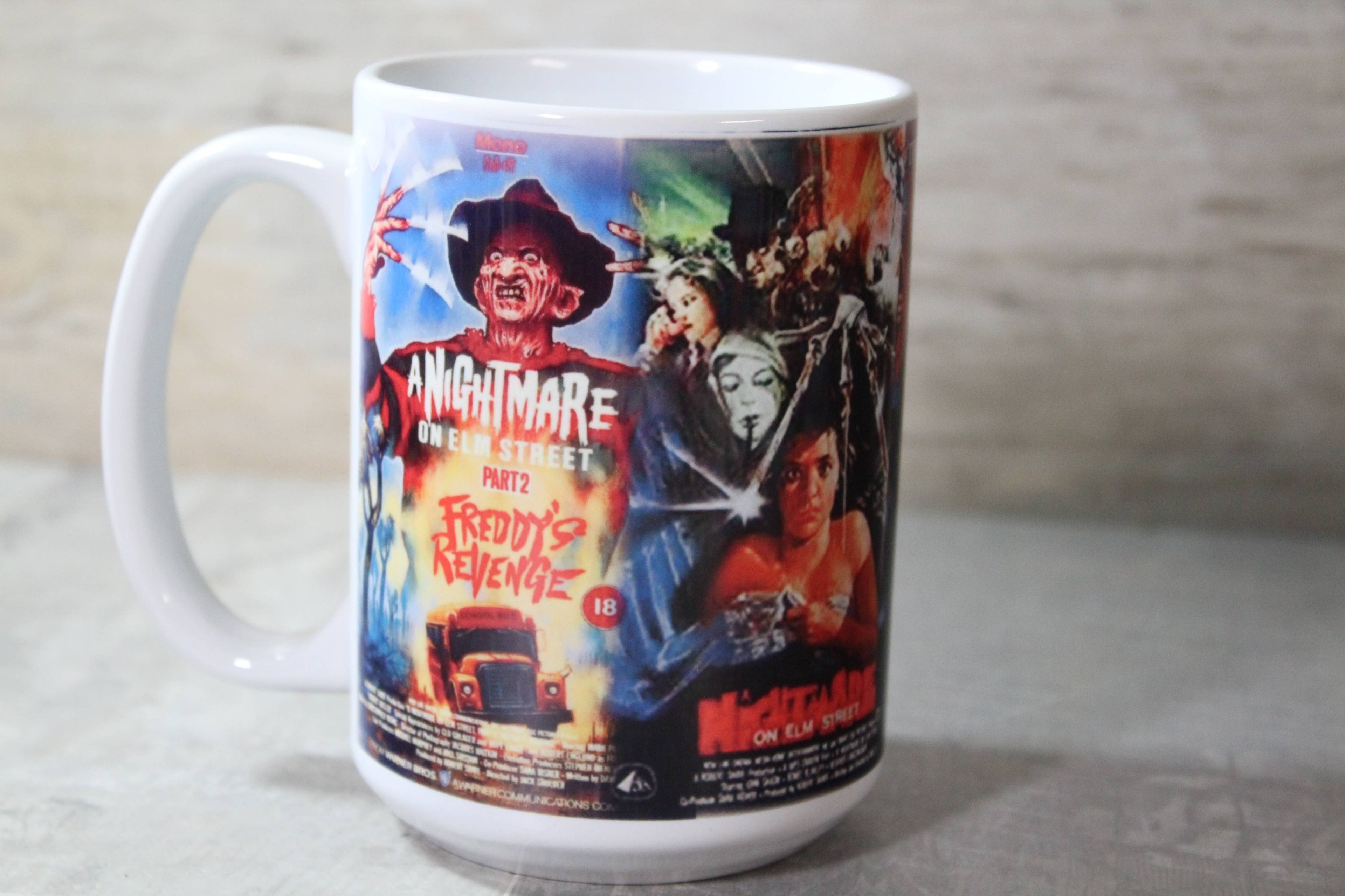 Freddy Kruger Nightmare on Elm Street // 15 Oz. Ceramic Mug
