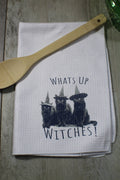 Whats Up Witches // Kitchen Dishcloth/Towel