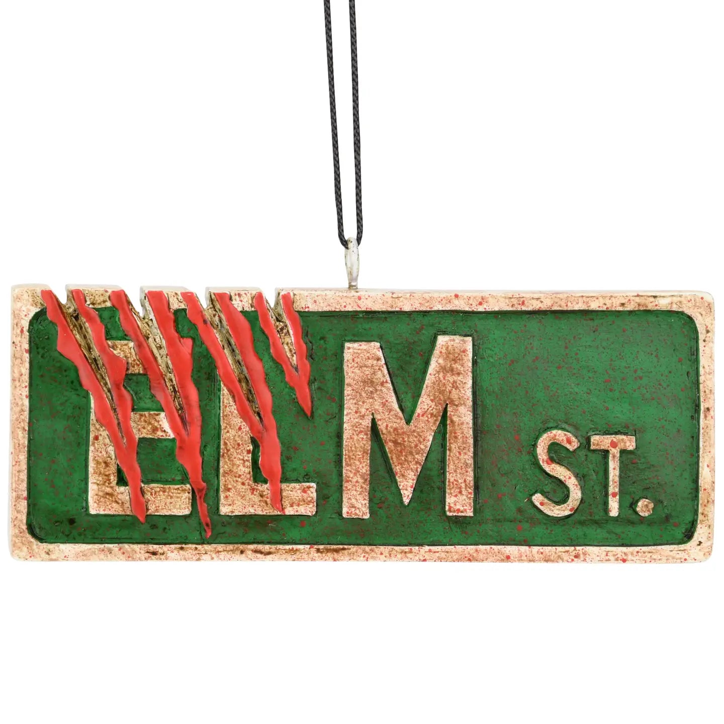 Elm St. Street Sign Halloween Ornament Creepy Decoration