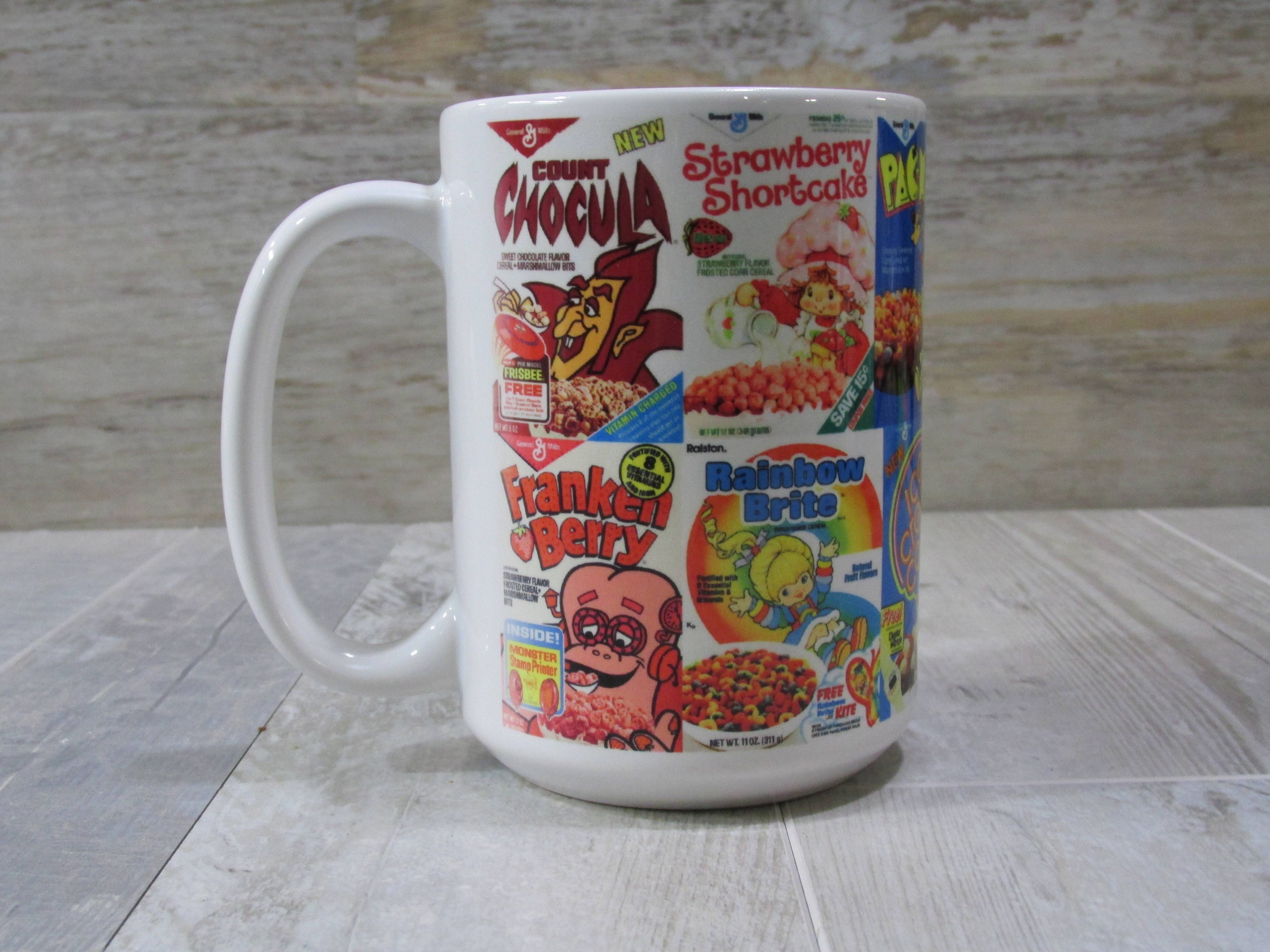 Cool Vintage 1980s Cereal Box //15oz. Ceramic Mug