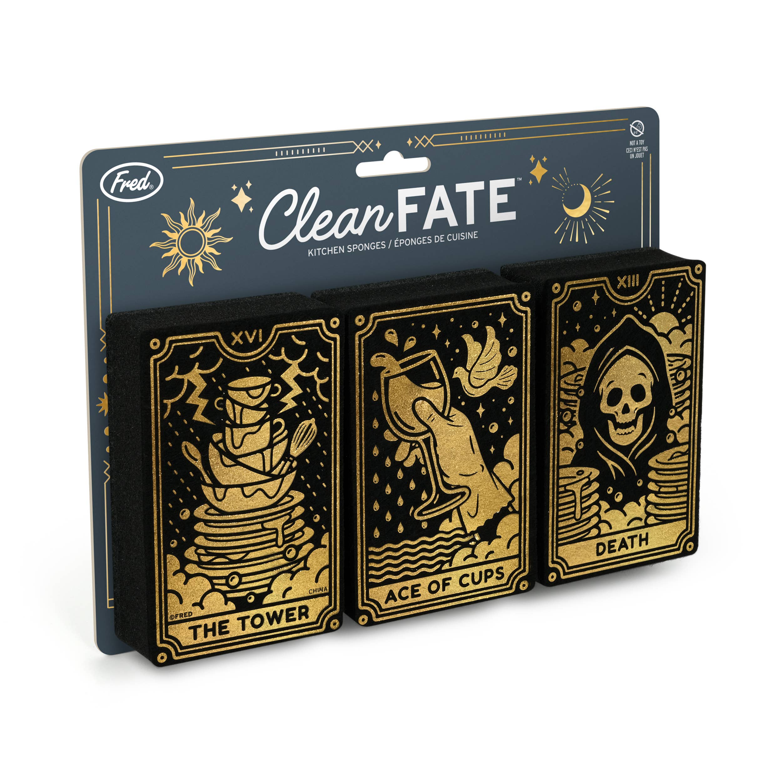 Sponges - CLEAN FATE - Tarot Card Designs, Metallic