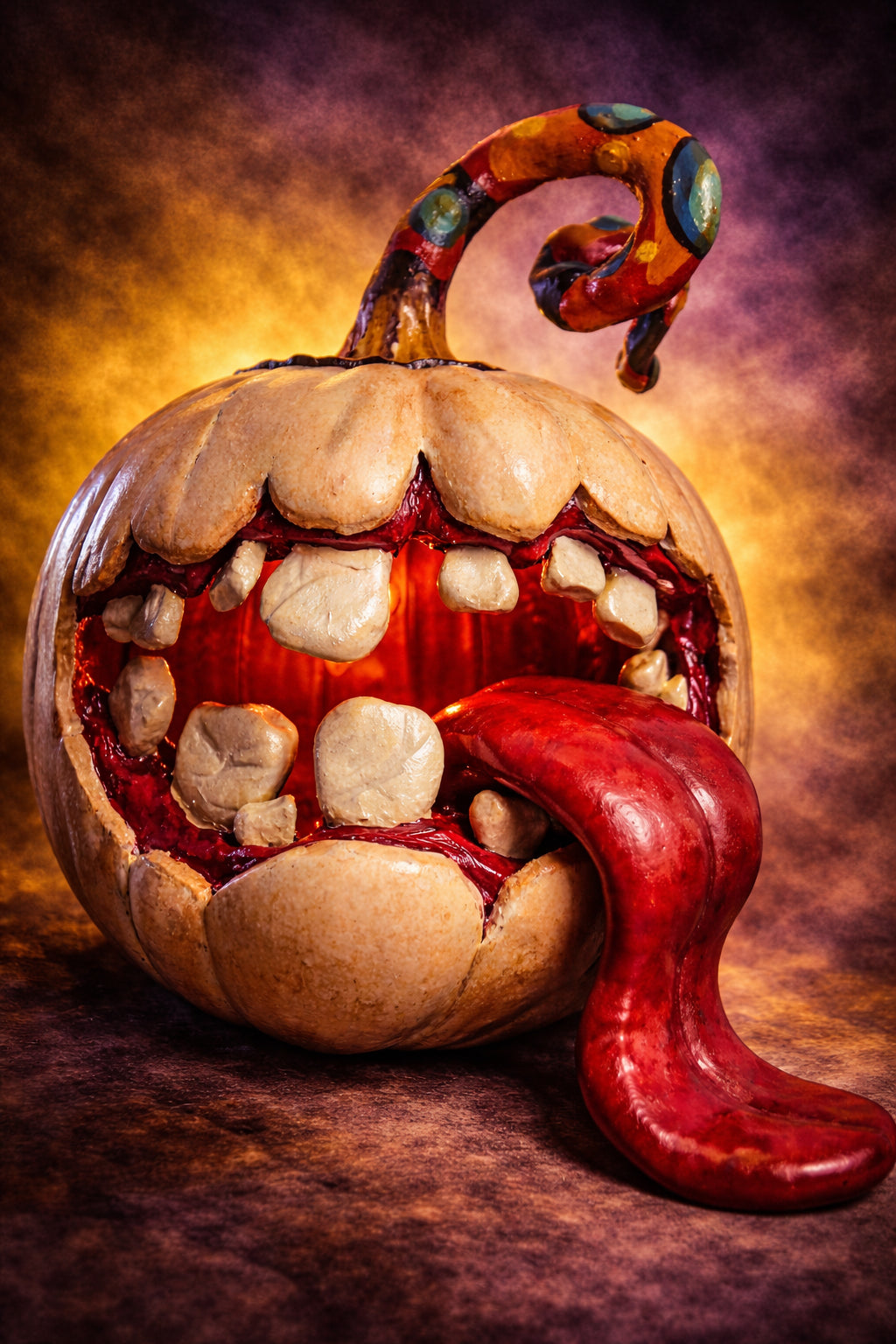 GUMMY! Horror Decor Pumpkin - Local Artist