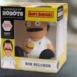 Halloween-Emporium Bob Belcher vinyl figure from Bob's Burgers in its yellow display box, featuring a knit-look design.