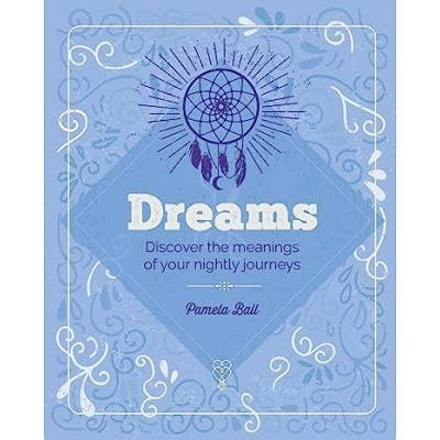 Halloween-Emporium Essential Book Of Dreams featuring a blue cover with a dreamcatcher illustration.