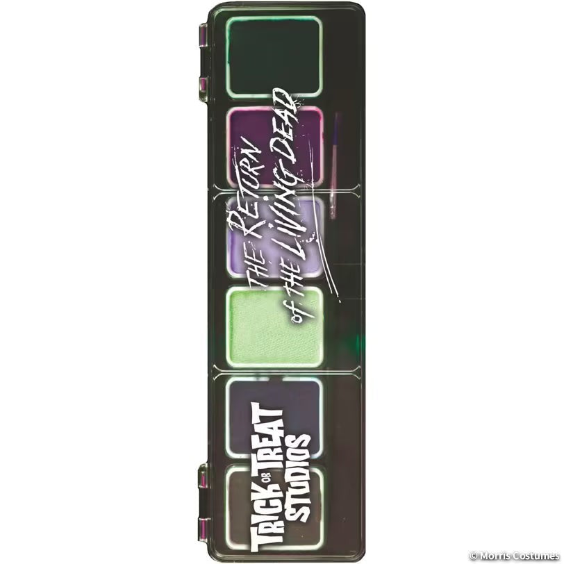Halloween-Emporium FX makeup palette featuring Return of the Living Dead themed colors for safe skin application.