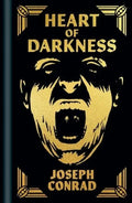 Halloween-Emporium Heart of Darkness gift edition book with black cover and gold embossed screaming face design