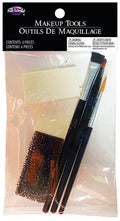 Halloween-Emporium 6-piece professional makeup tool kit with brushes and sponges for special effects costume makeup.