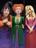 Halloween-Emporium Sanderson Sisters figure set featuring Winifred, Sarah, and Mary in detailed movie-accurate outfits.