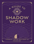 Halloween-Emporium A Guide To Shadow Work paperback workbook with purple cover and gold celestial line art design