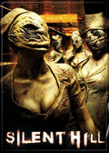 Halloween-Emporium Silent Hill Dark Nurses magnet featuring haunting, weathered figures in a gritty hospital setting.