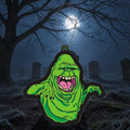 Halloween-Emporium Ghostbusters Slimer air freshener with a vibrant green character design for car rearview mirrors.