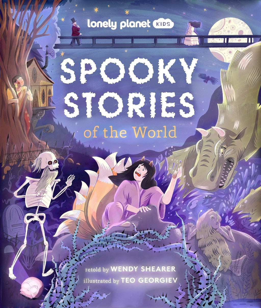 Halloween-Emporium Lonely Planet Kids Spooky Stories of the World book cover with colorful monster illustrations
