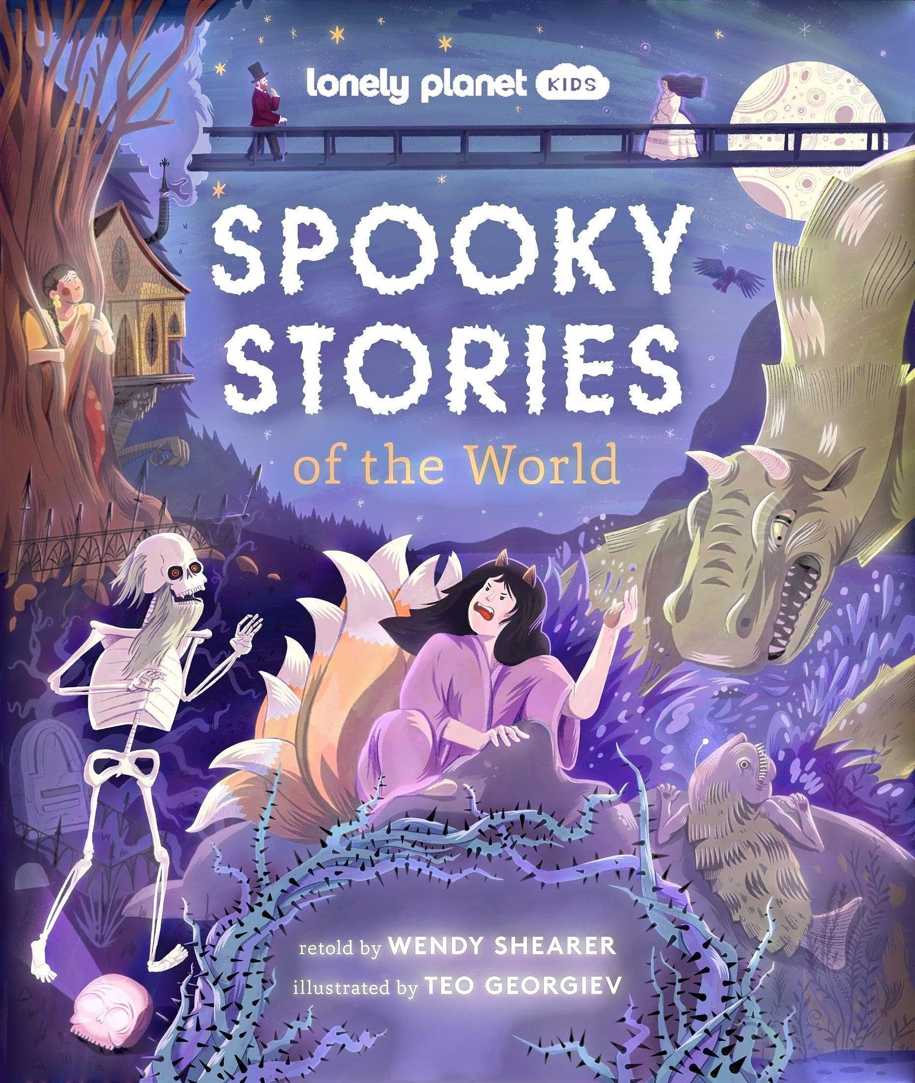 Halloween-Emporium Lonely Planet Kids Spooky Stories of the World book cover with colorful monster illustrations