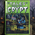 Halloween-Emporium Tales From The Crypt embroidered iron-on comic book patch with vivid green horror artwork.