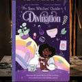 Halloween-Emporium Teen Witches' Guide to Divination paperback book with purple cover and magical illustrations