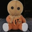 Halloween-Emporium Trick r Treat Sam vinyl figure featuring a knit-texture orange costume and button eyes.