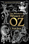 Halloween-Emporium gothic hardback edition of The Wonderful Wizard of Oz with black cover and silver foil illustrations.