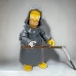 Halloween-Emporium 5-inch Homer Simpson Grim Reaper plastic action figure from The Simpsons Treehouse of Horror.