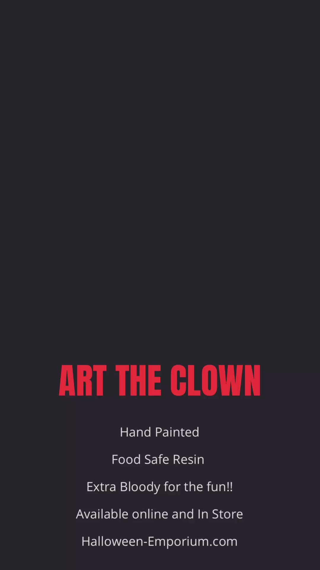 Hand Painted Art the Clown Bowl