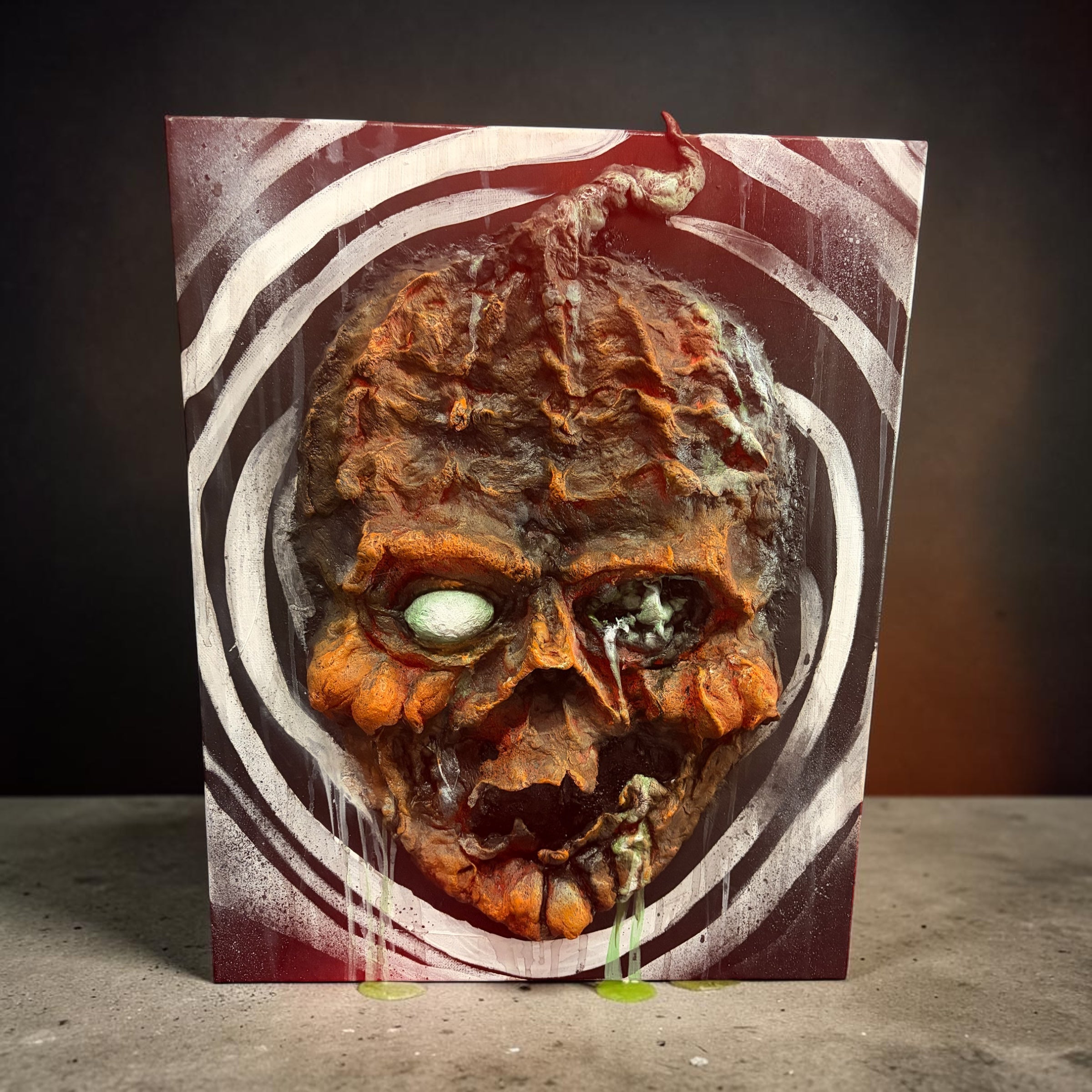 Pumpkin Gore On Canvas - Local Artist