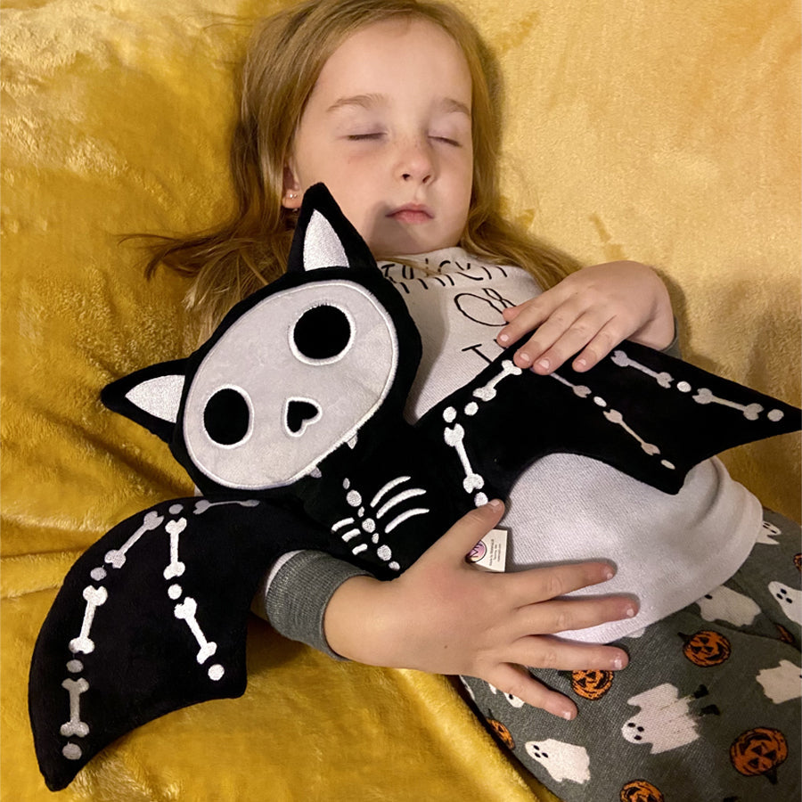 Skeleton Bat 9" Plush